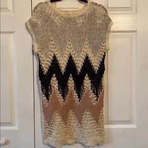 Vintage Handwoven Sweater Dress / XS